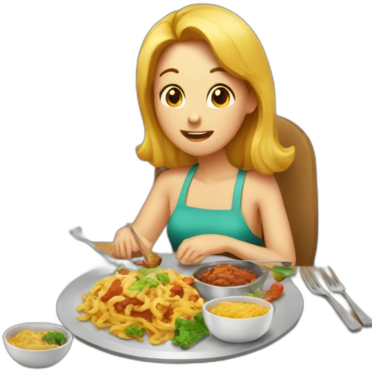 eating food cooked by wife emoji