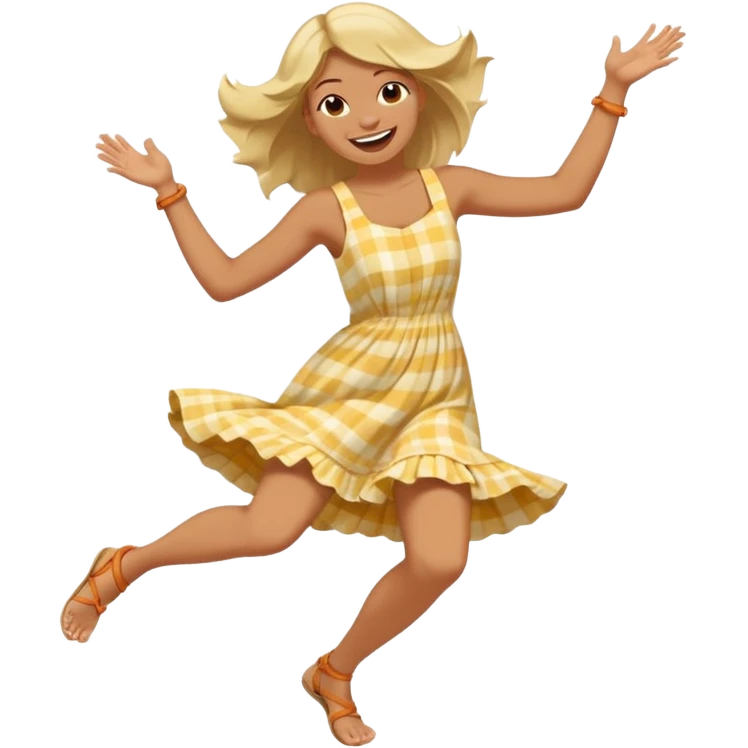 Giggling while kicking feet in the aur emoji