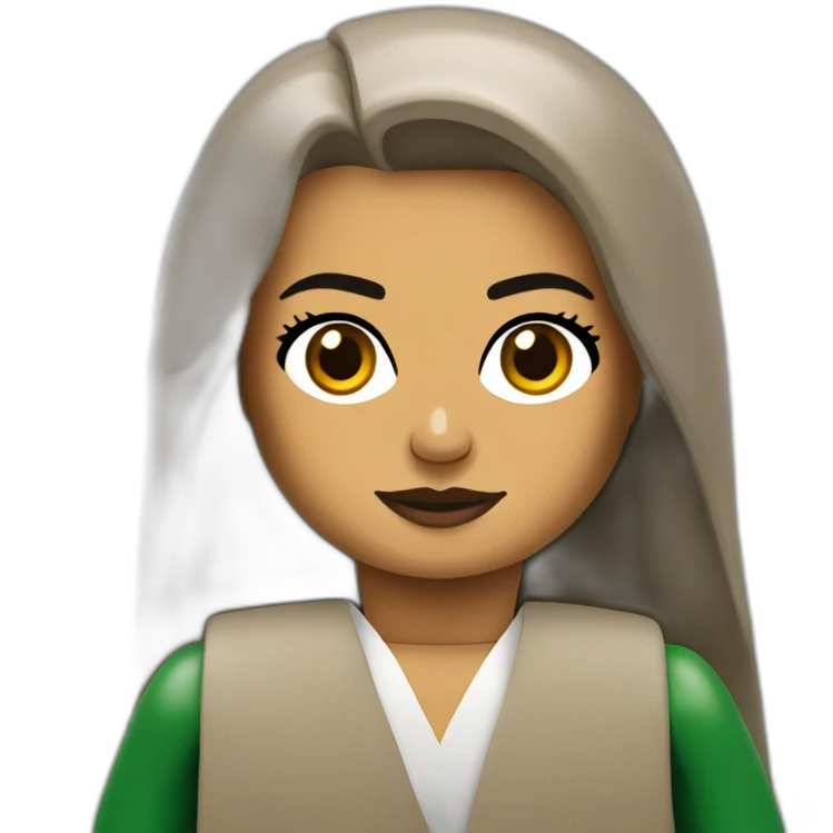 Lego Saudi woman emoji