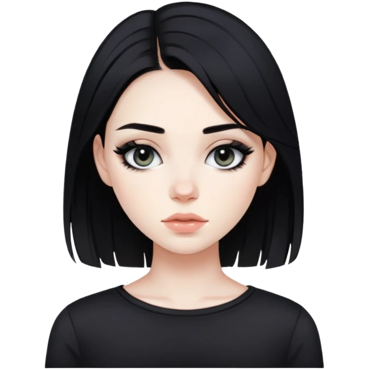 naked emo girl emoji