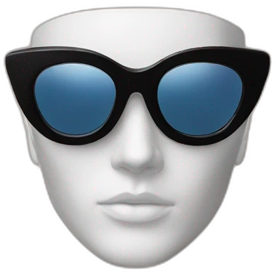 balenciaga mask sunglasses  emoji