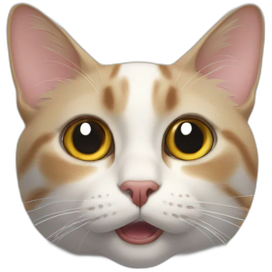 cat shocked emoji