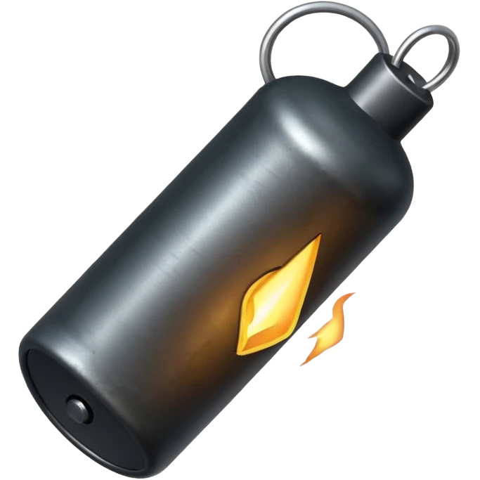 una advertencia con una bomba emoji