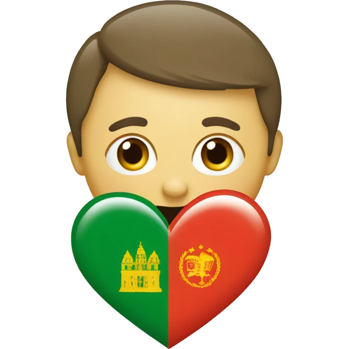 euskadi flag with big heart  emoji