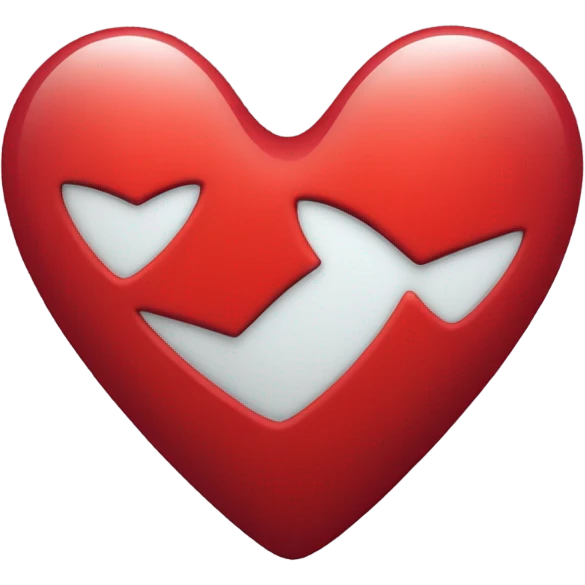 red heard emoji