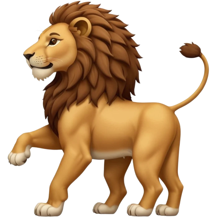 Un lion qui bouge ses fesses emoji