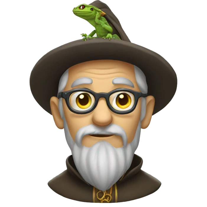 Lizard wizard emoji