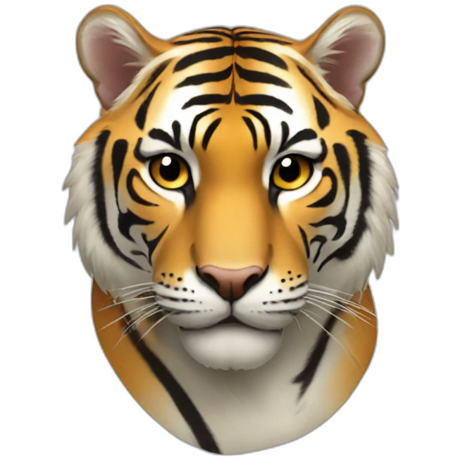 Murciélago color tigre emoji