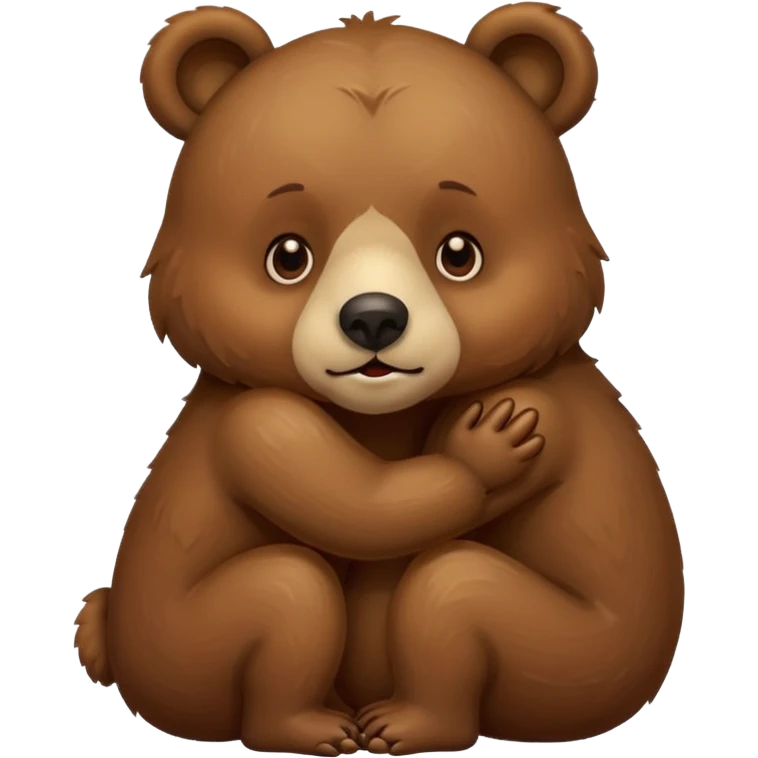 Bear kissing  emoji