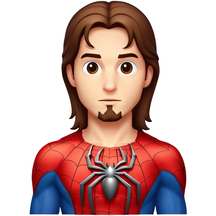 Spider-Man with Jesus emoji
