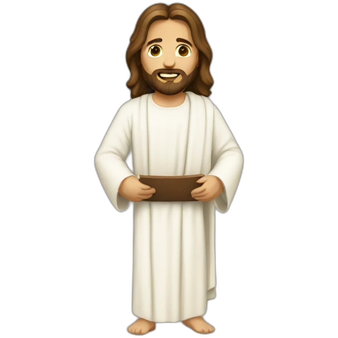 Jesus white emoji