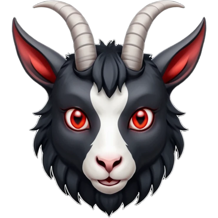 Goat evil emoji