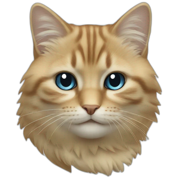 chat campignon bleu emoji