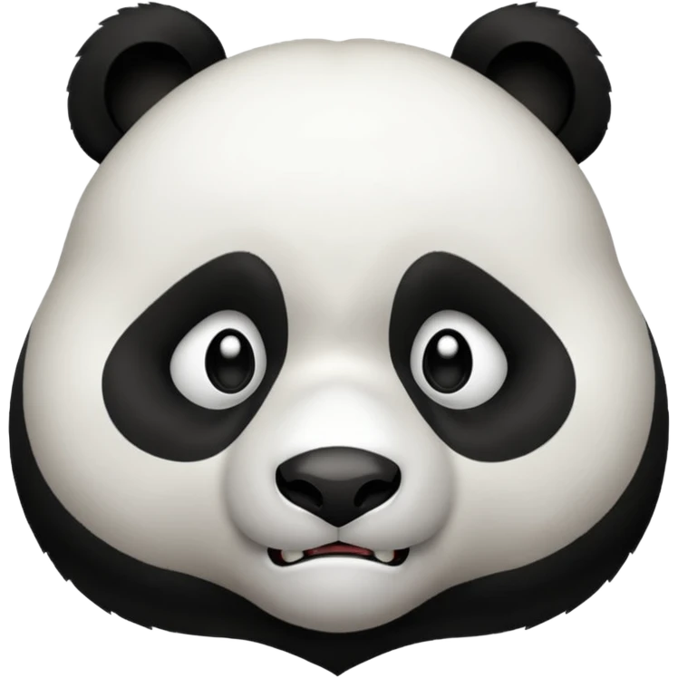 un panda enojado emoji