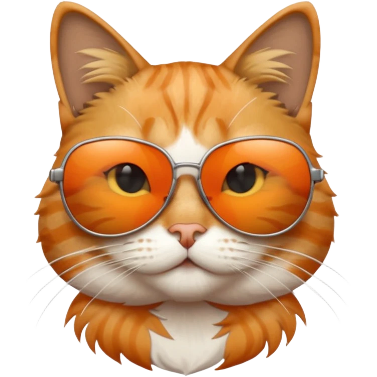 Cat wearing sunglasses emoji