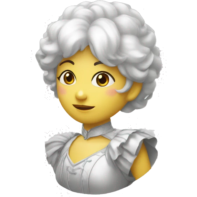 Bisou coeur blanc emoji