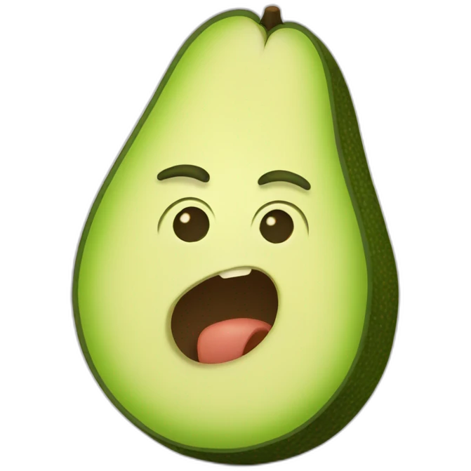 winking avocado emoji