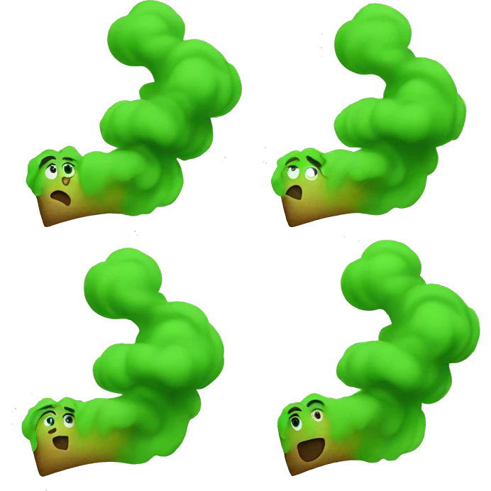 green smoke emoji