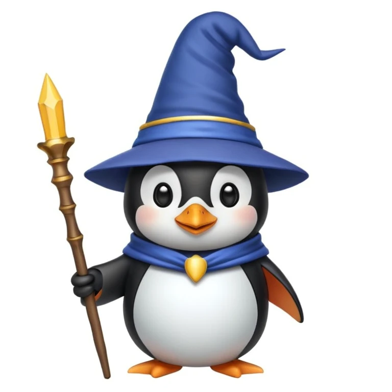 penguin wizard emoji emoji