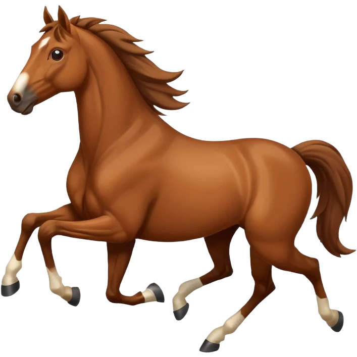hewan kuda lari emoji