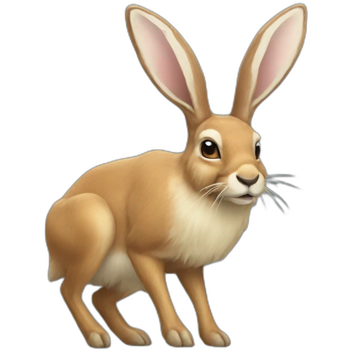 A jackalope emoji