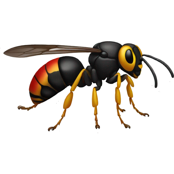 German black red yellow Wasp emoji