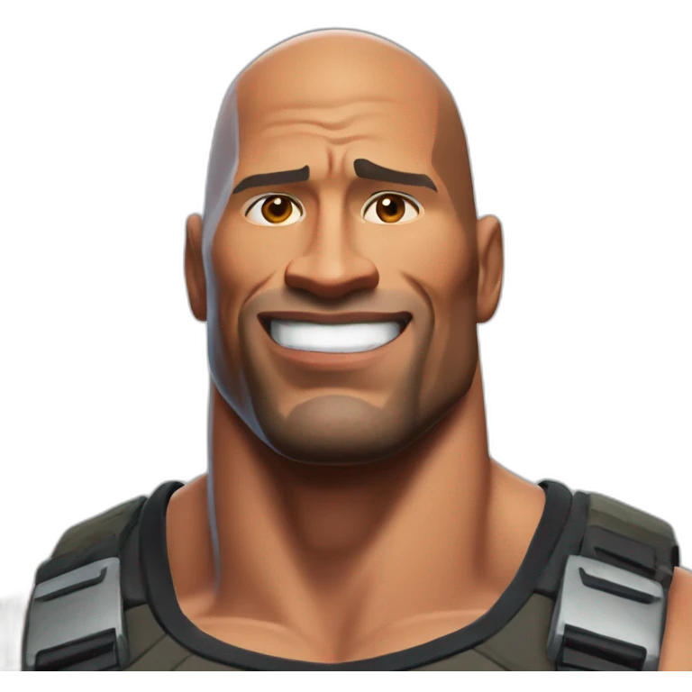 Fortnite dwayne johnson emoji