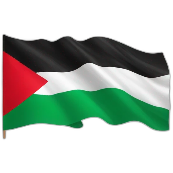 Free Palestine flag emoji
