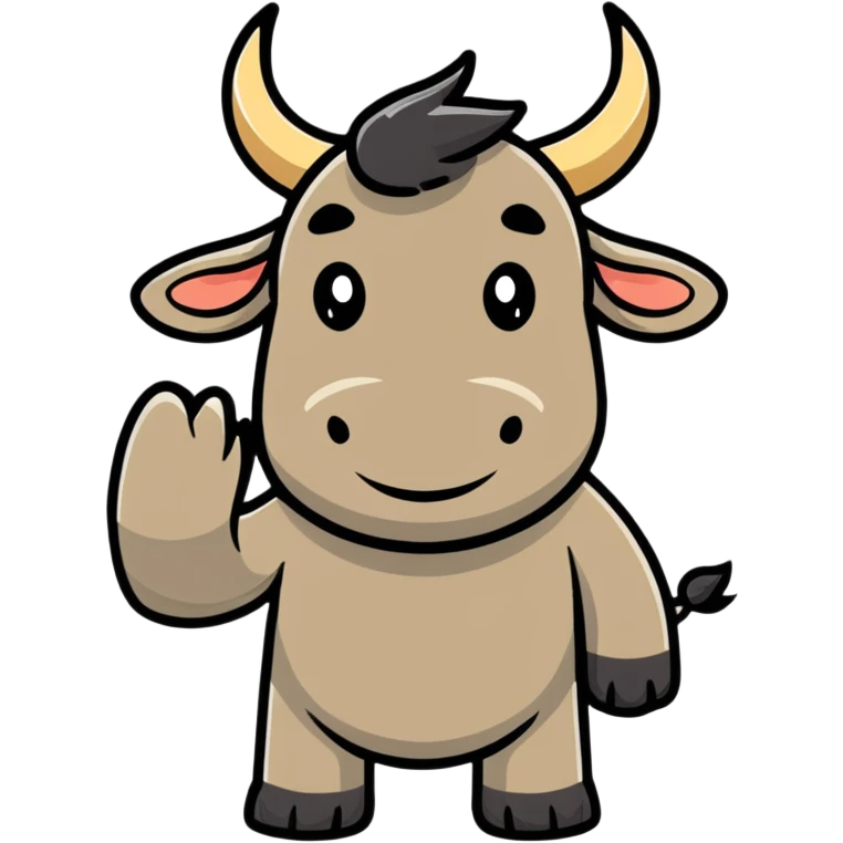 gnu saluting emoji