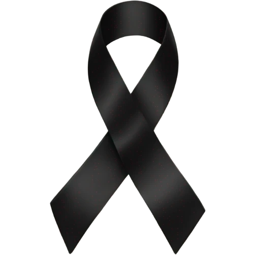 Black ribbon emoji