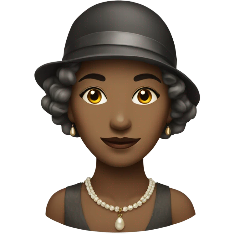 Woman out of the 20s  emoji