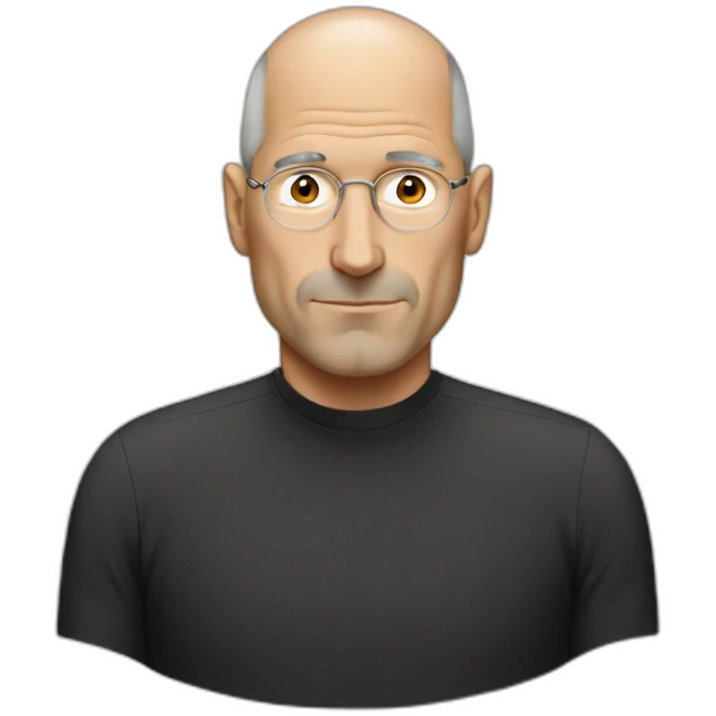 Steve job no hair emoji