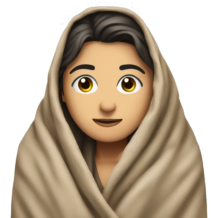 Hande ercel in a blanket emoji