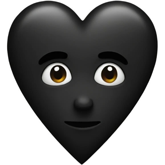 Black heart emoji