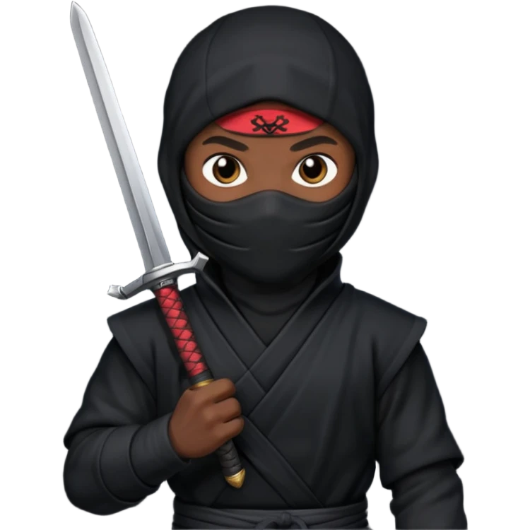ninja with sword emoji