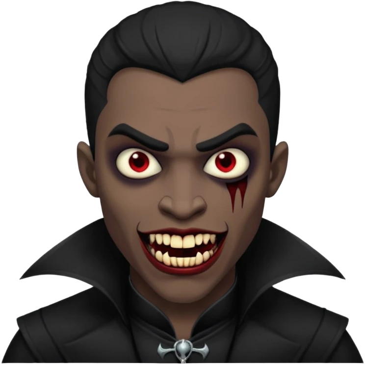 black men Vampires emoji