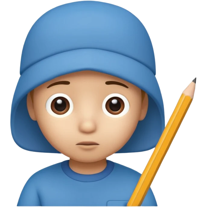 Ders çalışan pocoyo emoji