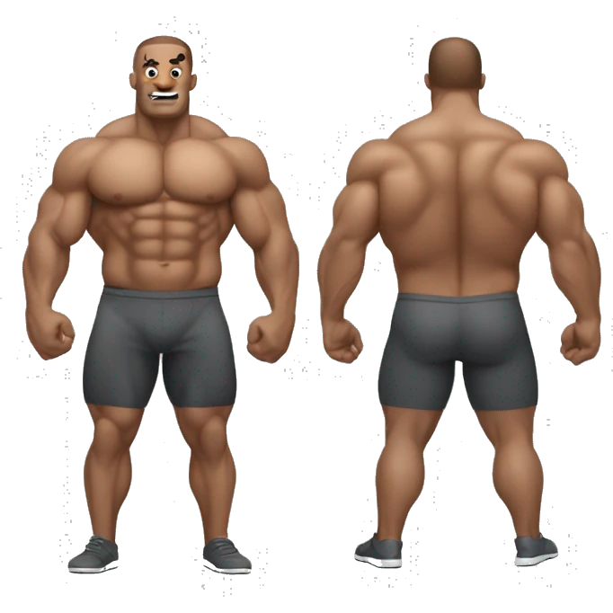 Bodybuilder bufalo  emoji