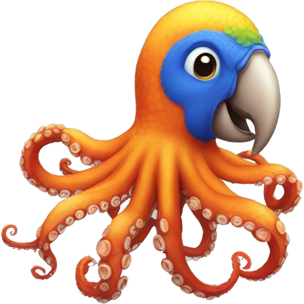 octopus parrot emoji