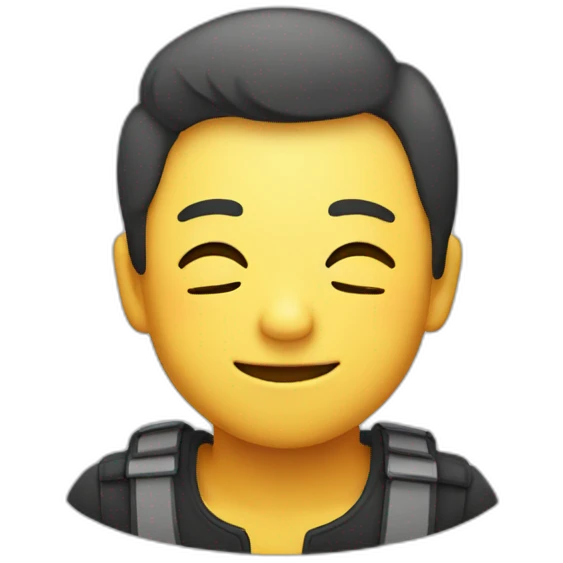 Smile with eyes closed emoji