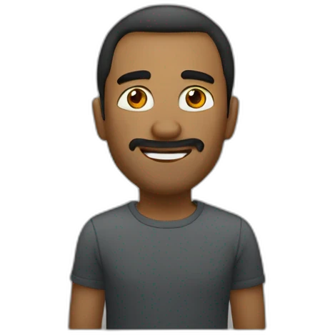 Олень с красивыми рогами emoji