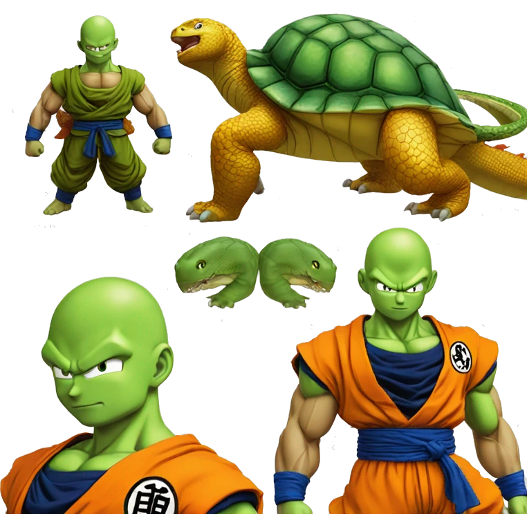 Tortue génial de dragon ball avec goku emoji