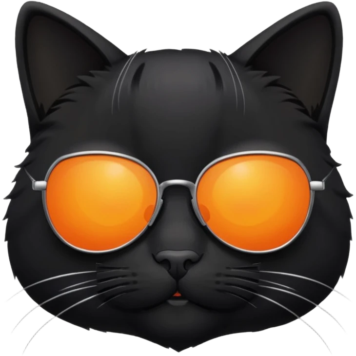 Cat wearing sunglasses emoji