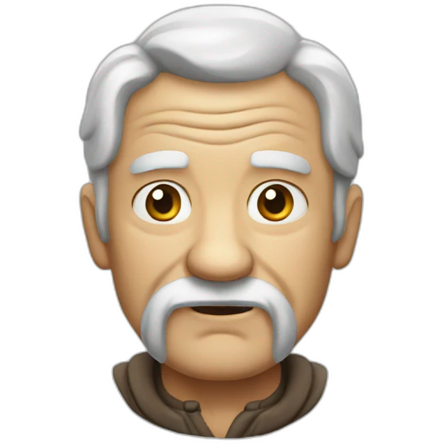 old-man-yieling-at-cloud emoji