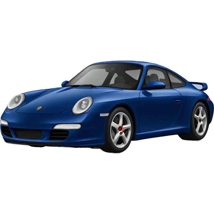 dark blue Porsche emoji