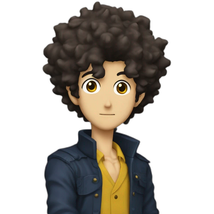Spike Spiegel from "Cowboy Bepop" emoji