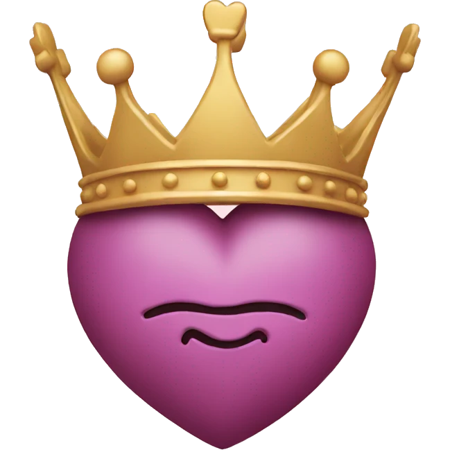 Heart with crown  emoji