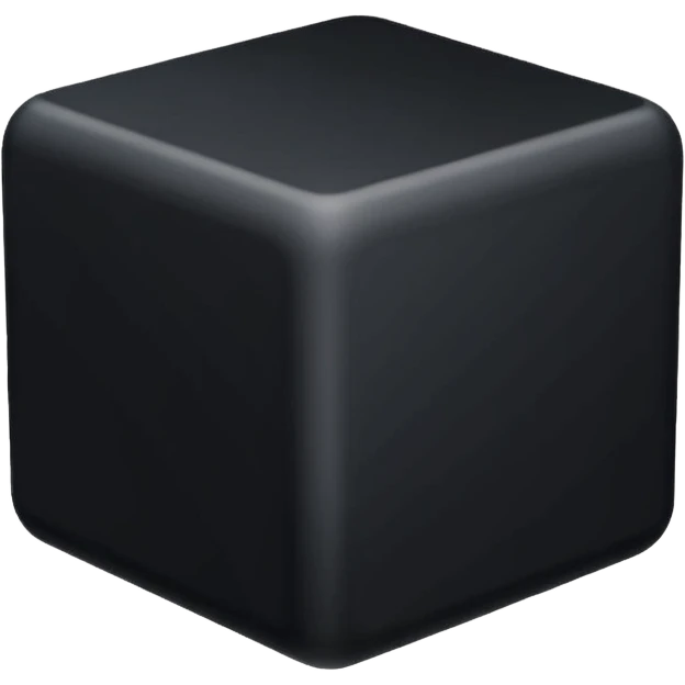 black cube emoji