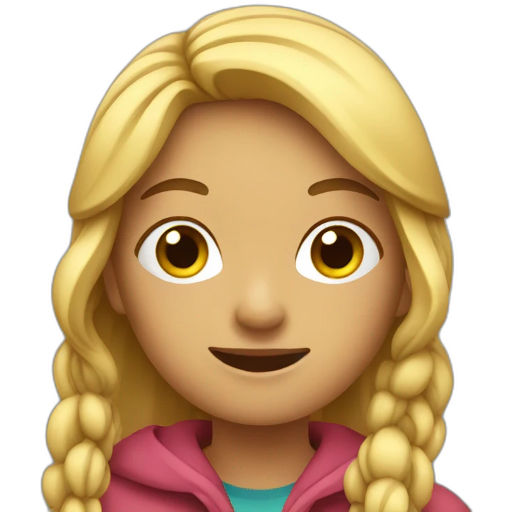 Girl hikking emoji