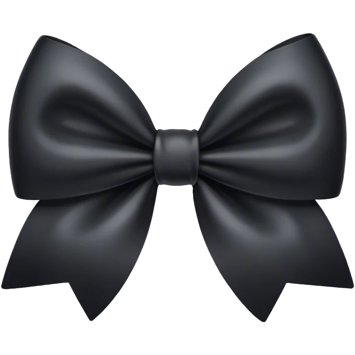 black bow emoji